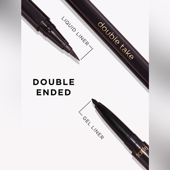 Tarte Double Take Eyeliner in Black - Dual Ended Full Size - Picture 2 of 16